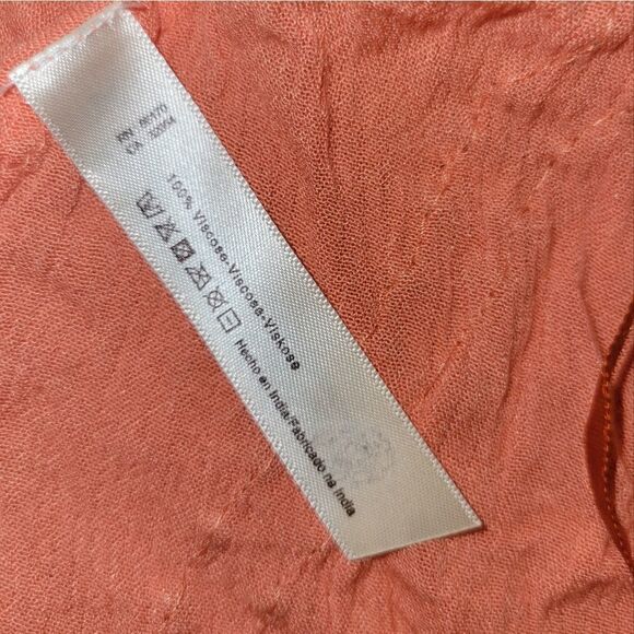 Free People Coral Beaded Embellished Oversized Sleeveless Tank Top M - Picture 14 of 14